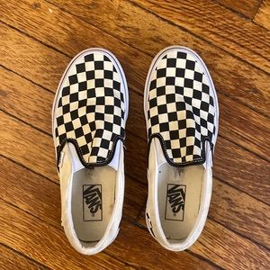 Vans Checkerboard Slip-On Sneakers